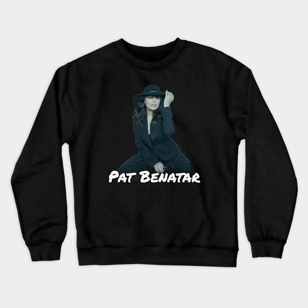 Retro Benatar Crewneck Sweatshirt by Defective Cable 